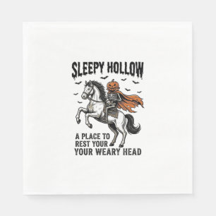 Servilleta De Papel Jinete sin cabeza de Sleepy Hollow Halloween vinta