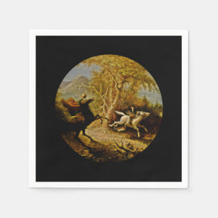 Servilleta De Papel Jinete sin cabeza del hueco soñoliento