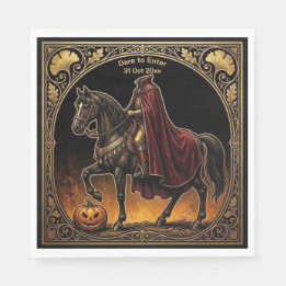 Servilleta De Papel Jinete sin Cabeza Sleepy Hollow Gold Atrévete a En