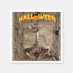 Servilleta De Papel Jirafa de las servilletas de papel de Halloween