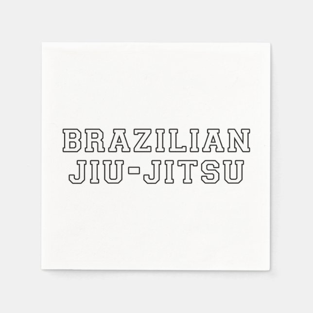 Servilleta De Papel Jiu Jitsu (Anverso)