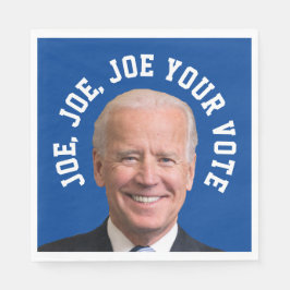 Servilleta De Papel Joe, Joe, Joe Tu Voto
