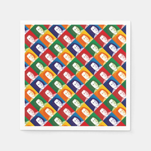 Servilleta De Papel Johann Sebastian Bach im Personalizado Stil (Anverso)