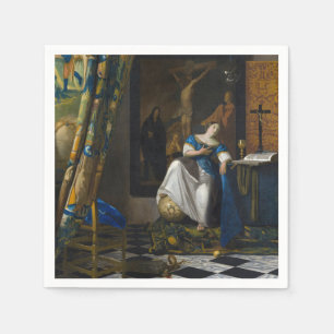 Servilleta De Papel Johannes Vermeer - Alegoría de la fe