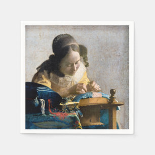 Servilleta De Papel Johannes Vermeer - El Lacemaker
