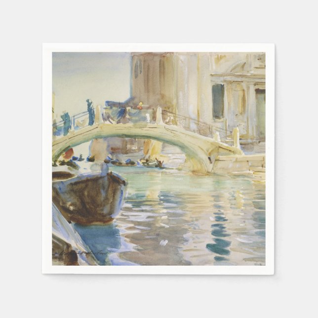 Servilleta De Papel John Singer Sargent - Venecia (Anverso)