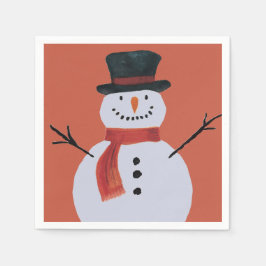 Servilleta De Papel Jolly Fiesta Snowman