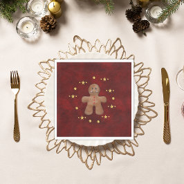 Servilleta De Papel Jolly Gingerbread Man Navidades