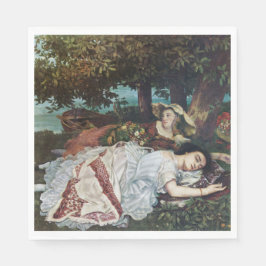 Servilleta De Papel Jóvenes damas a orillas del Sena (verano)