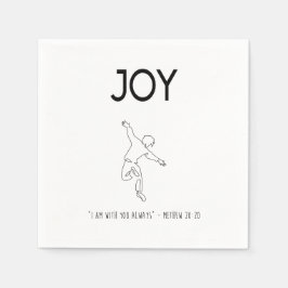 Servilleta De Papel Joy - I am with you always