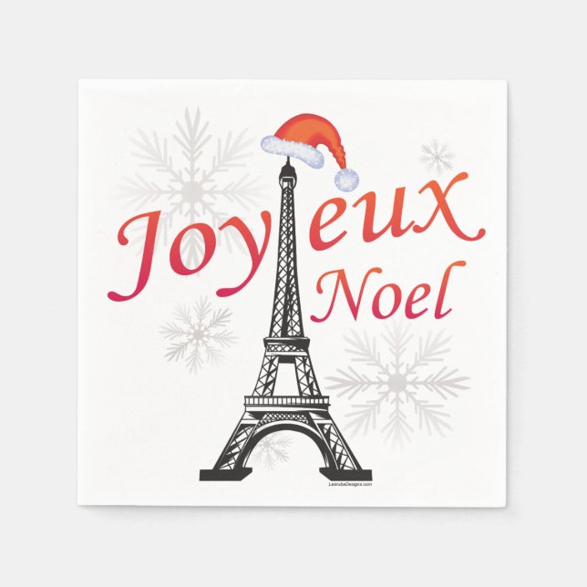 Servilleta De Papel Joyeux Noel (Anverso)