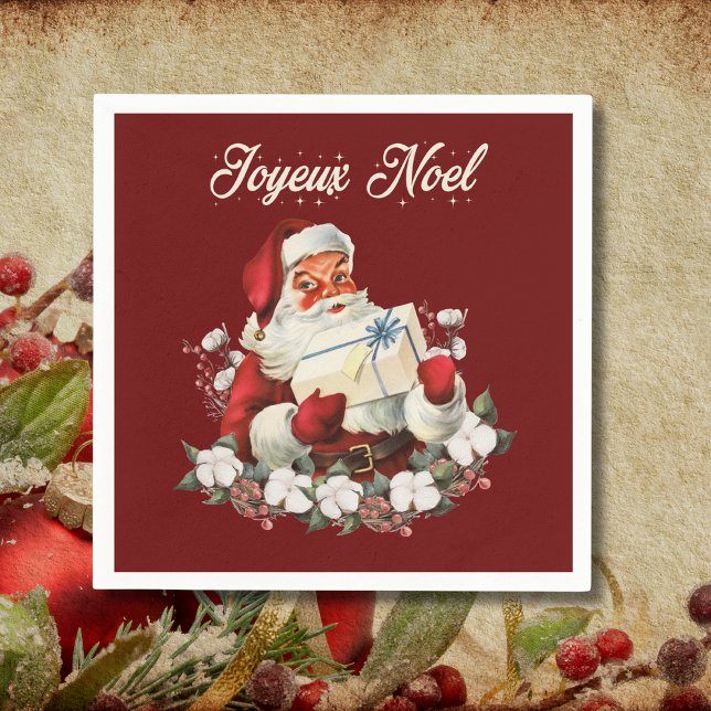 Servilleta De Papel Joyeux Noel Red (Subido por el creador)