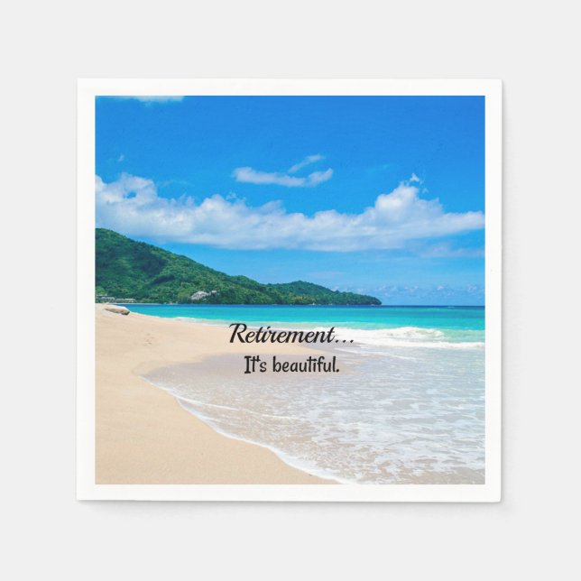 Servilleta De Papel Jubilación... Es Hermosa (Anverso)