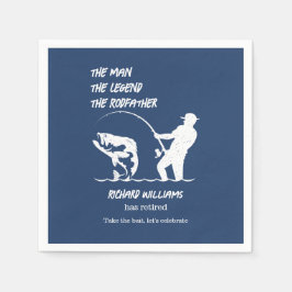 Servilleta De Papel Jubilación pescando peces gordos