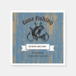 Servilleta De Papel Jubilación Pesquera Rústica Jubilada