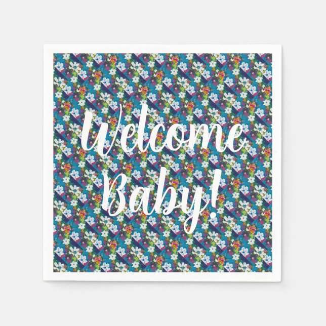 Servilleta De Papel Jubilee Welcome Baby Paper (Anverso)