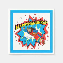 Servilleta De Papel Judah Maccabee El Fiesta Hammer Hanukkah