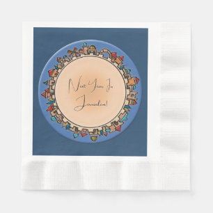 Servilleta De Papel Judaica personalizada Jerusalén