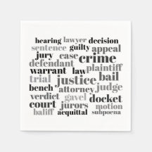 Judicial Legal Terns Word Cloud Design
