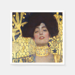 Servilleta De Papel Judith y la cabeza de Holofernes por Gustav Klimt 