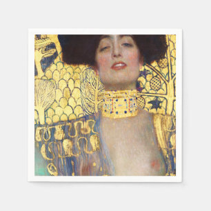 Servilleta De Papel Judith y la cabeza de Holofernes por Gustav Klimt 