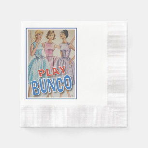 Servilleta De Papel Juego Bunco con los chicas