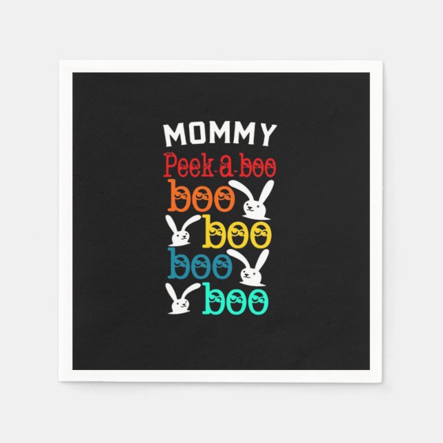 Servilleta De Papel Juego Bunny Peekaboo Para Niños Adultos De Novedad (Anverso)