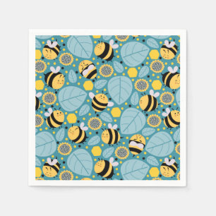 Servilleta De Papel Juego de 3 Papeles de Regalo de Abeja Melera Adora