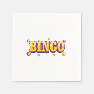 Servilleta De Papel Juego de Bingo Lucky Player Gambler Gift