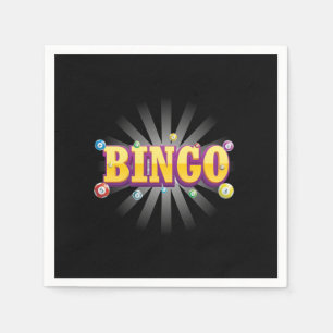 Servilleta De Papel Juego de Bingo Lucky Player Gambler Gift