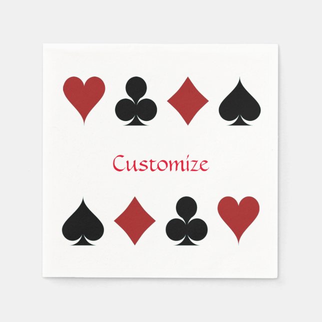 Servilleta De Papel Juego de cartas con Thunder_Cove (Anverso)