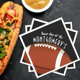 Servilleta De Papel Juego de fútbol Día Negro