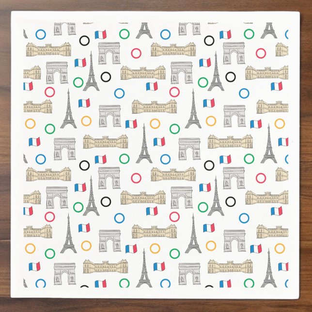 Servilleta De Papel Juegos de París 2024 (Subido por el creador)