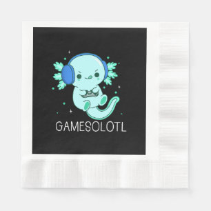 Servilleta De Papel Juegos Kawaii Ajolote Jugador de Ajolote