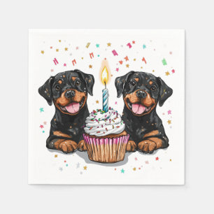 Servilleta De Papel Jueves Rottweiler