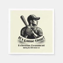 Jugador de béisbol vintage cumpleaños 50 hombre