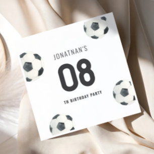 Servilleta De Papel Jugador de fútbol Jueves Cumpleaños