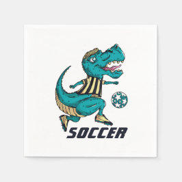 Servilleta De Papel Jugador de fútbol T-Rex