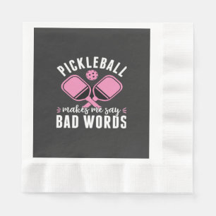 Servilleta De Papel Jugador de Pickleball Pickleball Me Hace Decir Mal