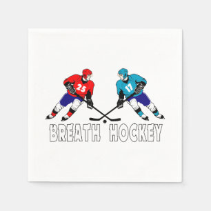 Servilleta De Papel Jugadores de hockey de combate