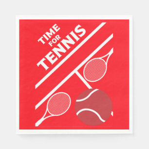 Servilleta De Papel Jugadores De Tenis De Césped