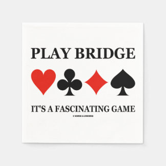 Servilleta De Papel Jugar puente es un juego fascinante (juegos de car