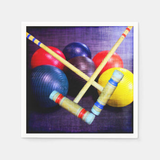 Servilleta De Papel Juguemos el estilo de croquet