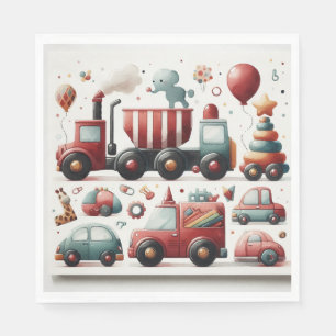 Servilleta De Papel Juguete de coches