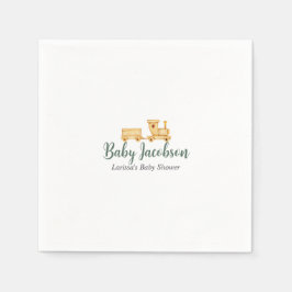 Servilleta De Papel Juguete de madera - Verde sabio