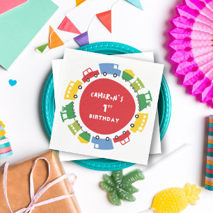 Servilleta De Papel Juguetes de Niños Diversión Colorida Transporte Fi