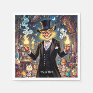 Servilleta De Papel Juguetes de supervillano fantásticos y lindos