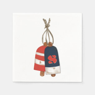 Servilleta De Papel Juguetes náuticos rojo azul personalizado