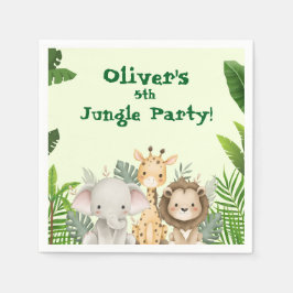 Servilleta De Papel Jungle Party Custom Paper Napkins
