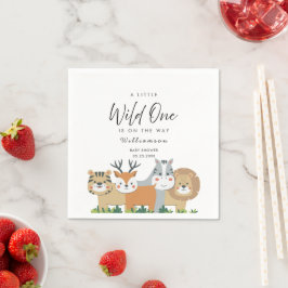 Servilleta De Papel Jungle Safari Baby Shower